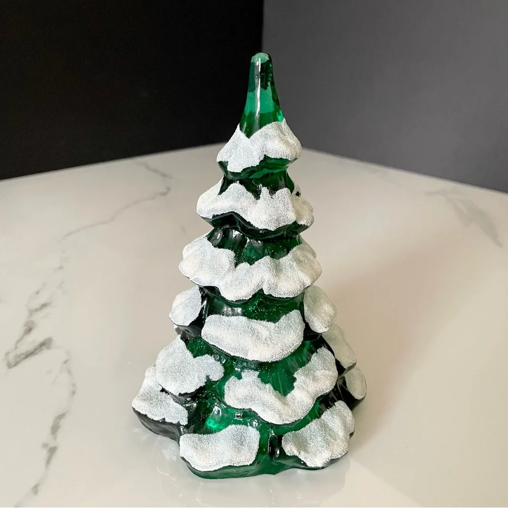 Snowy Green Tree by Fenton
